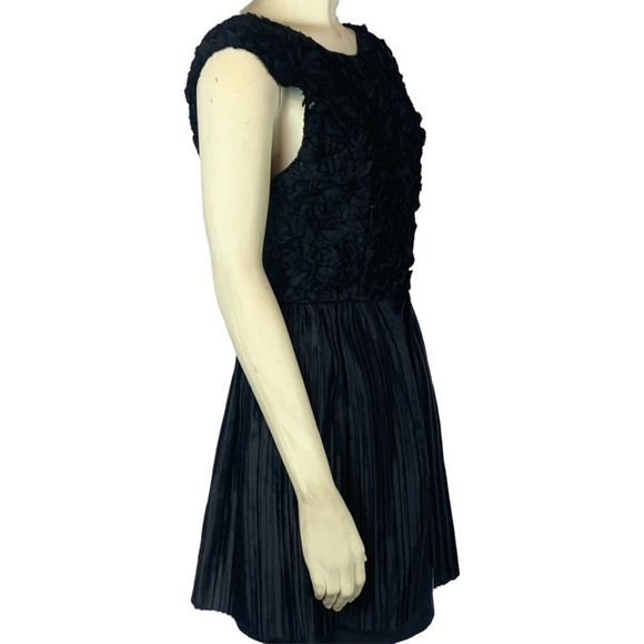 3.1 Phillip Lim Womens Silk Dress Black Textured Backless Pleated Pullover 4 - Picture 8 of 12